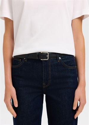 Clara leather belt Black Selected Femme 